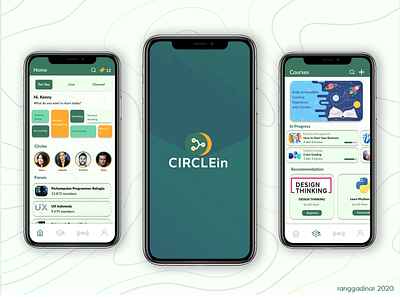 CIRCLEin Mobile Apps Concept