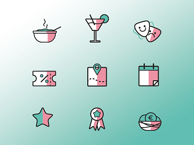 Icons for the Pleitegeier App