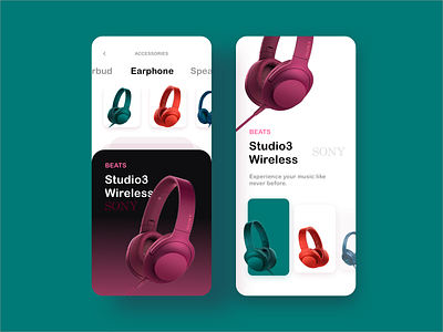 Beats App UI ui