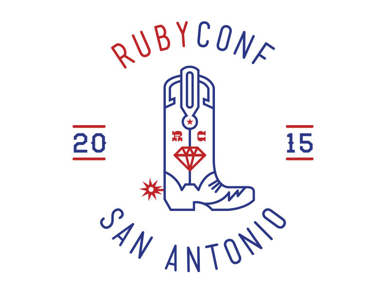 Ruby Conf 2015 Logo texas san antonio logo braintree ruby rails ruby rubyconf