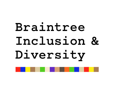 Braintree Inclusion & Diversity Logo accept everyone braintree diversity inclusion pride