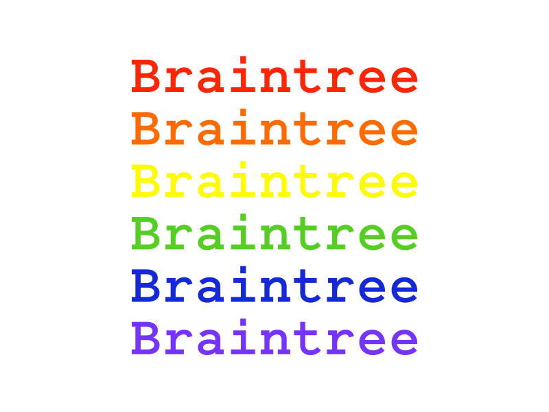 Braintree Pride rainbow pride
