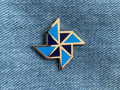 Child Abuse Prevention Pin awareness child abuse child abuse prevention child abuse prevention month child sexual abuse prevention cloisonné lapel pins designed out of love donation gold pin lapel pin non profit out of the dark so kids stay kids support survivor support
