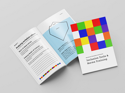 Inclusion Tools & Norms Training Workbook diversity and inclusion graphic design training unconscious biases workbook