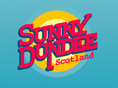 sunny Dundee affinity design affinitydesigner branding graphic design illustration logo scotland