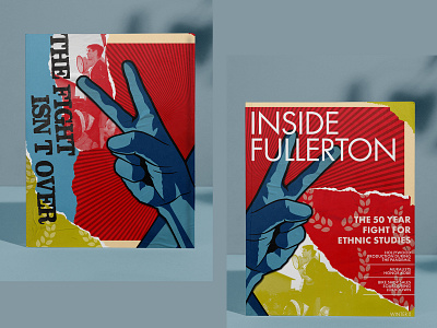 Inside Fullerton Winter 2020 design ethnic illustration magazine cover magazine design studies