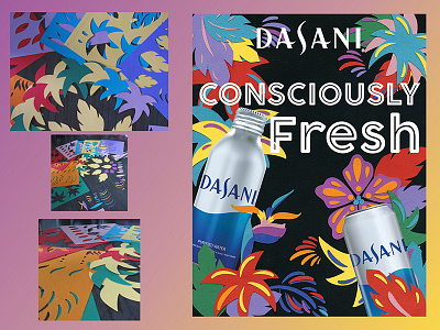 Dasani Promo Poster graphic design