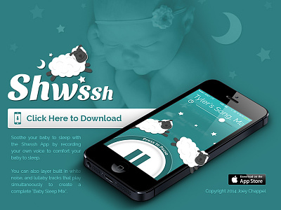 Shwssh Website apps baby iphone shwssh sleep website