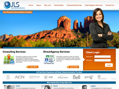 JLS Communications agency consulting web design wordpress