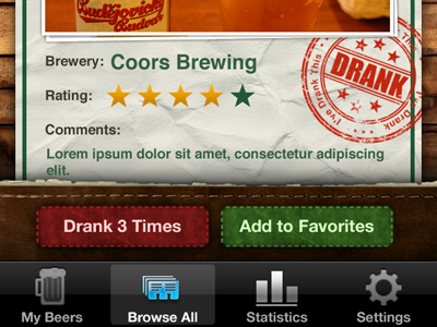 Drink Me iPhone App apps bar beer drink iphone