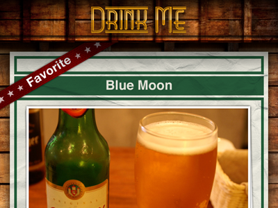 Drink Me iPhone App apps bar beer card drink iphone
