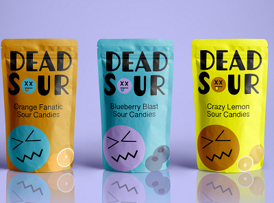 Dead Sour Candies branding design graphic design illustration illustrator logo