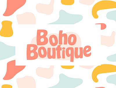 Boho Boutique Logo branding design graphic design illustration illustrator logo