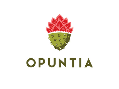 Opuntia logo aurea carmin branding design studio logo logo design logodesign logos logotipo logotype logotypedesign mexican brand opuntia