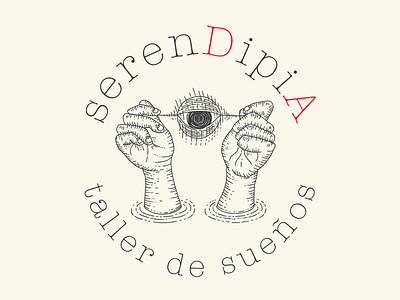 serenDipiA logo design black design graphicdesign logo logo designer logo mark logodesign logotype red serendipity