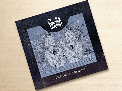 Cover art for Soultik's Album art artwork aurea carmin branding agency cdart cdcover cdcoverart design design studio designstudio illustration illustrations music art soultik