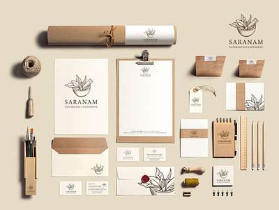 Saranam Branding aurea carmin branding branding agency branding design design design studio graphicdesign logo logo design logodesign logotype