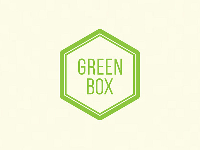 Green Box brand branding food foodie green logo mark salad symbol