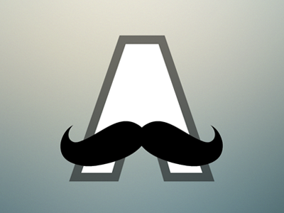 ArturoMendez.com a arturo mendez branding logo moustache