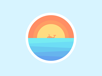 Sunset Whale