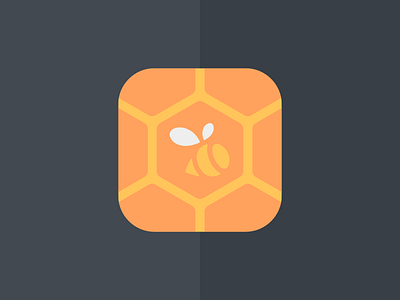 Swarm Icon app bee hiko hive icon indigo ios swarm