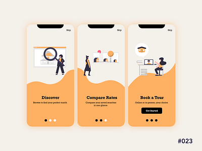 Onboarding - Daily UI 23