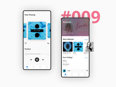 Daily UI - 009 | Music Player 009 daily dailyui day day 9 design iphone light ui music music player player ui ui 100