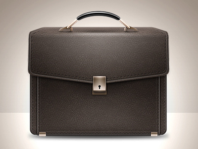 Briefcase icon illustration web