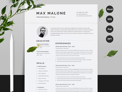 Clean Resume/CV