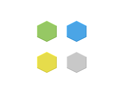 Initial Tiles browser game hexagon sketch