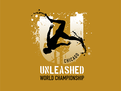 Logo for a Tricking Event competition gymnastics logo logo design martial arts sport