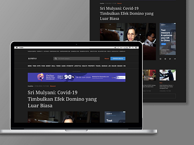 Kompas Newsreader Dark Mode