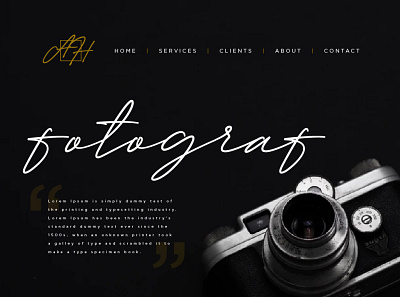 Photography Services Website branding calligraphy handletter handlettering handwrite ink font ink strokes instagram logo logotype promotions signature signature font signature ink signature logo social media videomusic watermark wedding youtube