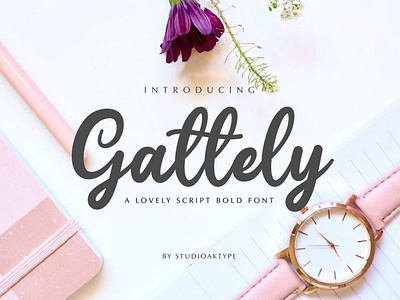 Gattely Script Bold Font