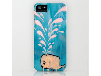 Swim With Me case cell phone cover whale