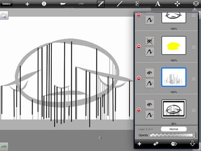 Sketchbook Pro and Adobe Ideas on iPad adobe ideas app doodle drips ipad sketchbook pro