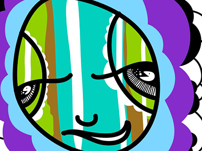 Pac Man Eyes adobe adobe ideas digital doodle face ipad