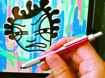 Hand Stylus apple digital doodle face hand hand stylus ipad kickstarter stylus