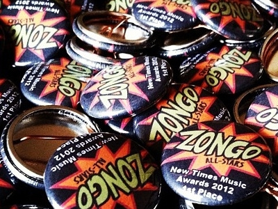 Custom Buttons For Zongo All-Stars 1 inch button buttons custom music pinbacks pins round zongo