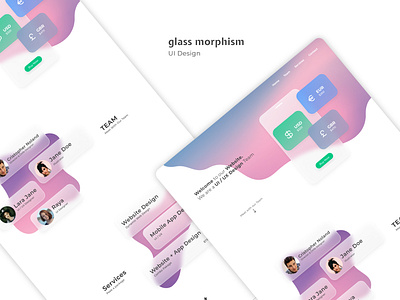 Glassmorphism | UI