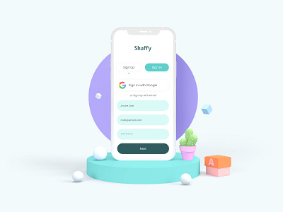 Simple Sign Up Page | UI Design