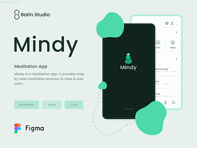 Mindy - Meditation app app clean design meditation mindy minimalist mobile app ui user experiance user interface ux