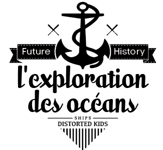 L'exploration des océans anchor clothing distorted kids dksp malmö print sailor ship shirt sweden typography