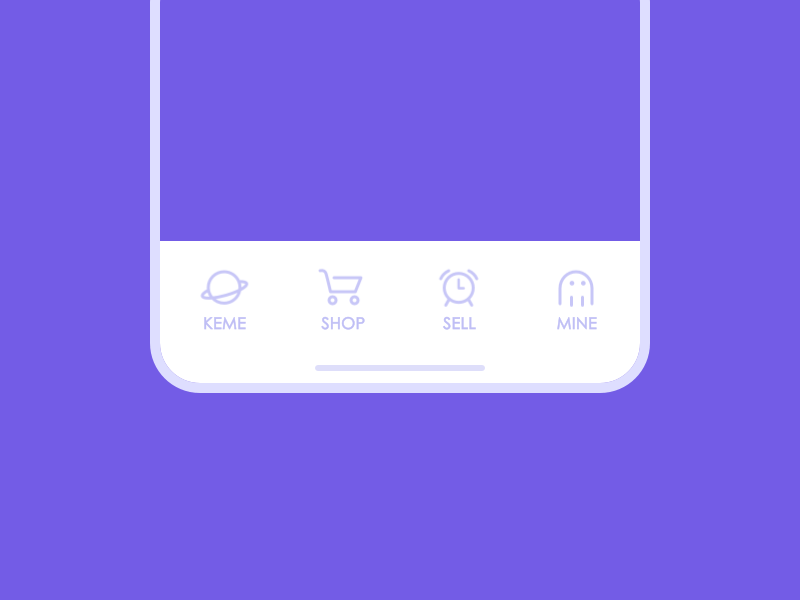 Purple icon design hellodribbble icon motion graphics