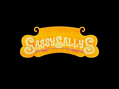 Neon sign digital remake - Sassy Sally’s