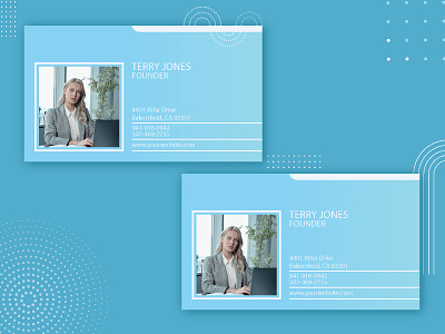 Corporate Minimal Business Card Design
