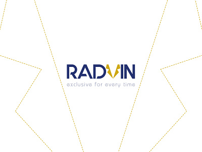 radvin clothes adobe photoshop branding clothes design flat logo logo design suit typography vector