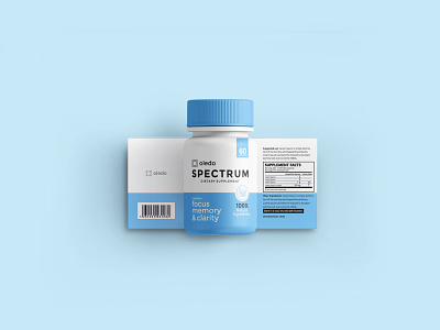 Spectrum Packaging design 3d cbd label design packagedesign packagingpro pharma pharmaceutical spectrum
