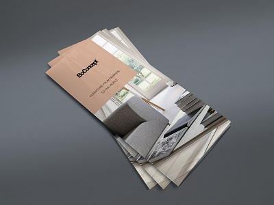 BoConcept tri-fold brochure (cover) branding design graphic design layout logo print typography