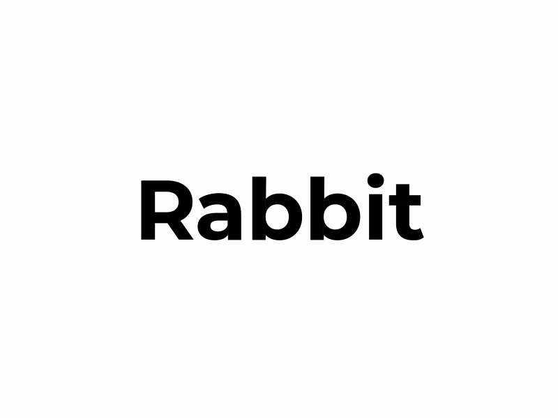 Rabbit 2020 2d after effect animation design gif gif animated illustration logo logo design logodesign logos logotype motion motion design motiongraphics rabbit text text animation vector